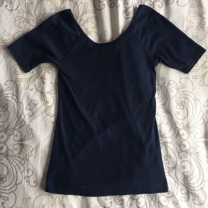 Anthropologie Tops - Anthropologie Navy Blue T-Shirt Anthropologie Tops - Anthropologie Navy Blue T-Shirt